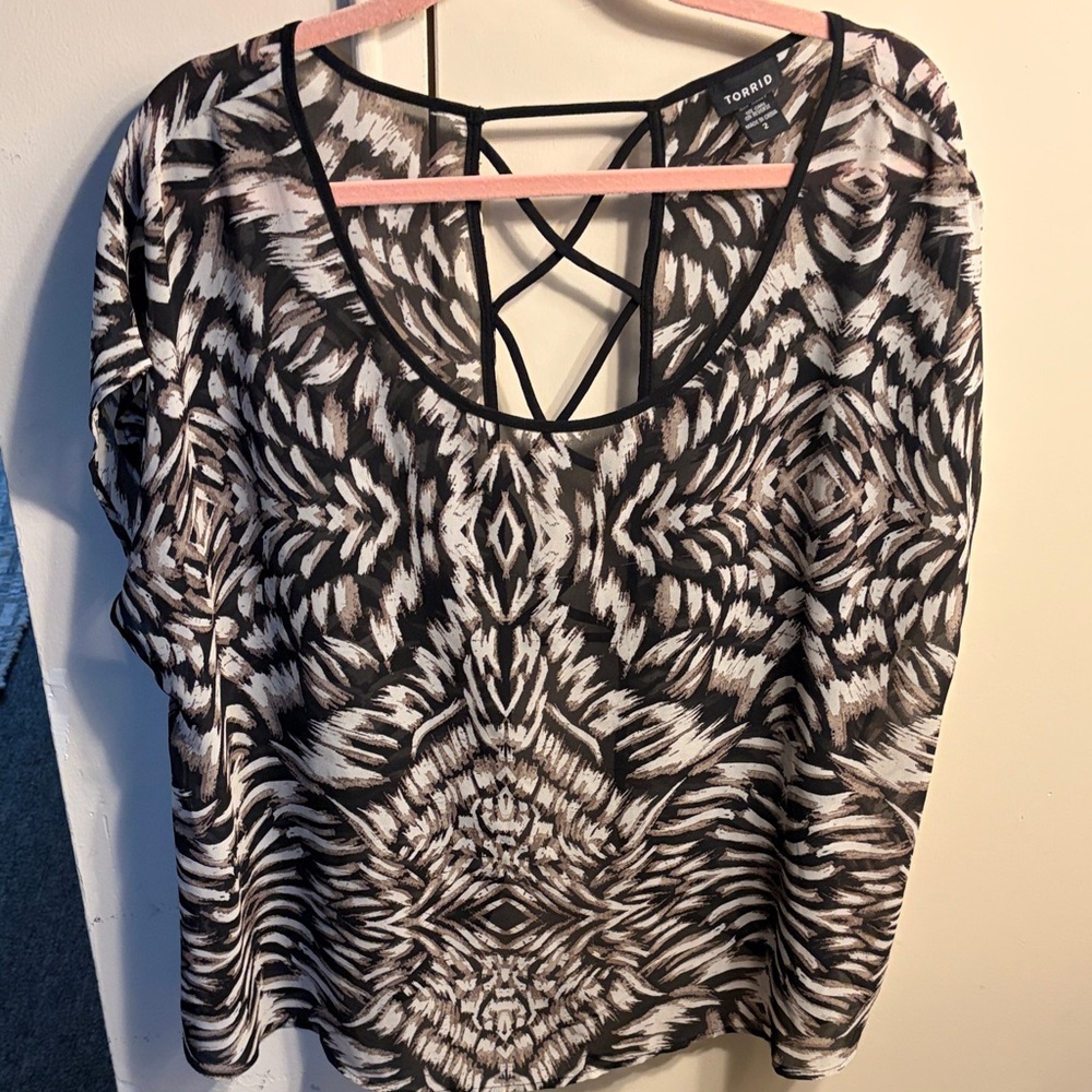 Torrid size 2 sheer top